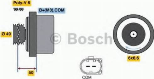 BOSCH 01220AA090 - Alternateur cwaw.fr