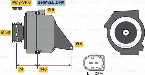 BOSCH 0 122 0AA 3R0 - Alternateur cwaw.fr