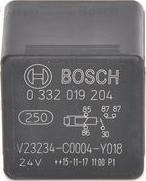 BOSCH 0 332 019 204 - Relais, courant de travail cwaw.fr