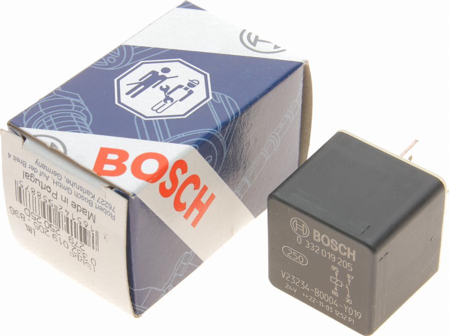 BOSCH 0 332 019 205 - Relais, courant de travail cwaw.fr