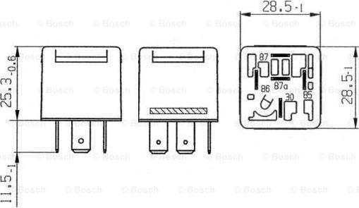 BOSCH 0 332 209 202 - Relais, courant de travail cwaw.fr