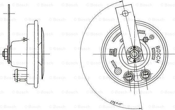 BOSCH 0 320 040 002 - Avertisseur sonore cwaw.fr