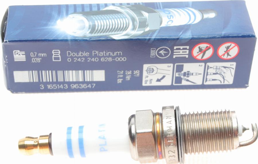 BOSCH 0 242 240 628 - Bougie d'allumage cwaw.fr