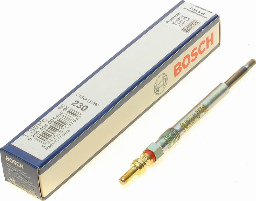 BOSCH 0 250 404 001 - Bougie de préchauffage cwaw.fr