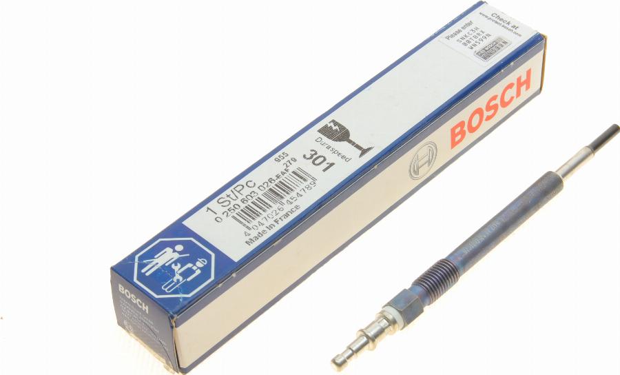 BOSCH 0 250 603 026 - Bougie de préchauffage cwaw.fr