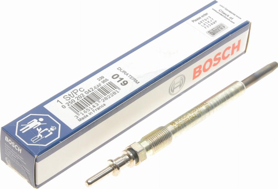 BOSCH 0 250 202 042 - Bougie de préchauffage cwaw.fr