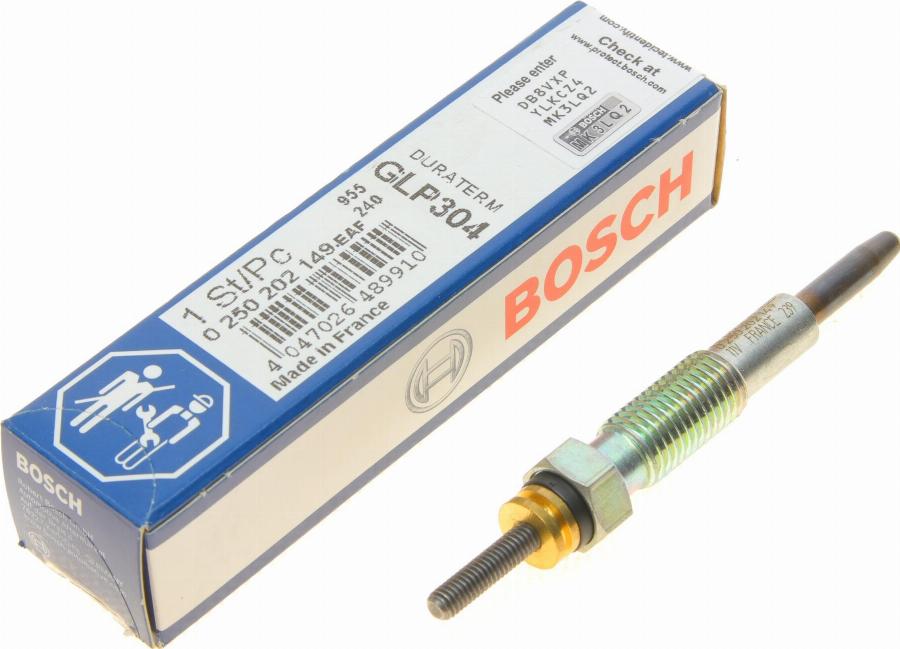 BOSCH 0 250 202 149 - Bougie de préchauffage cwaw.fr