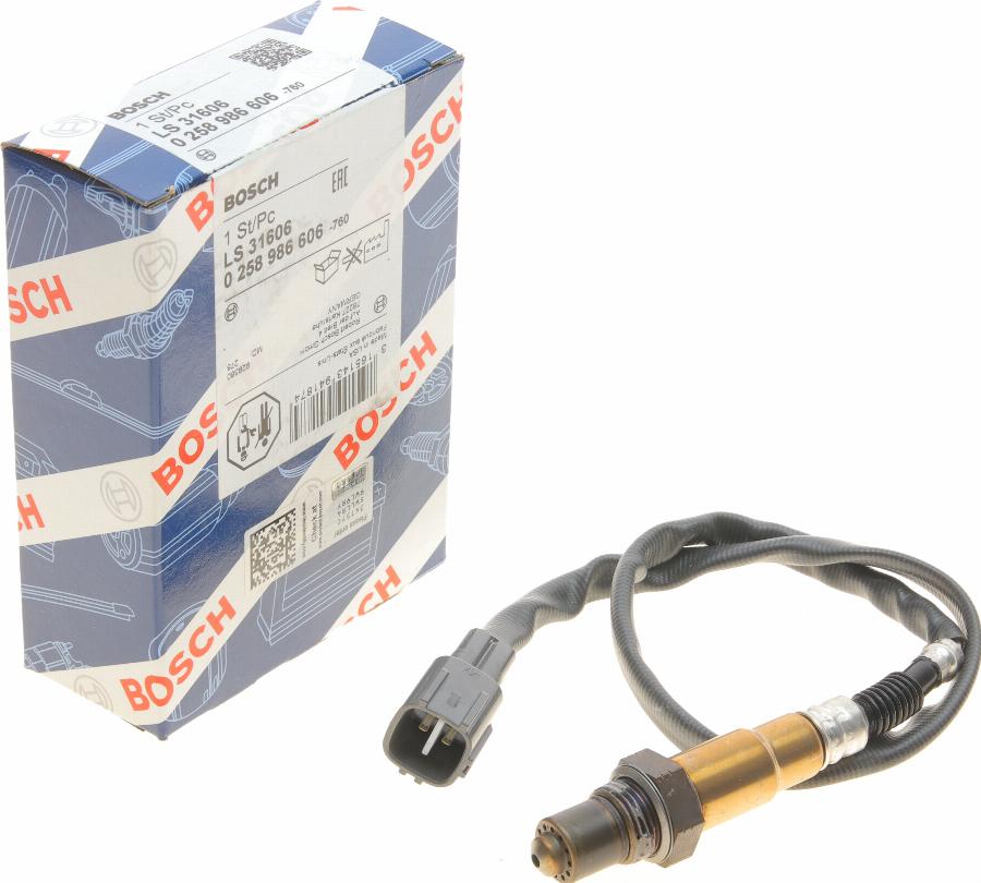 BOSCH 0 258 986 606 - Sonde lambda cwaw.fr