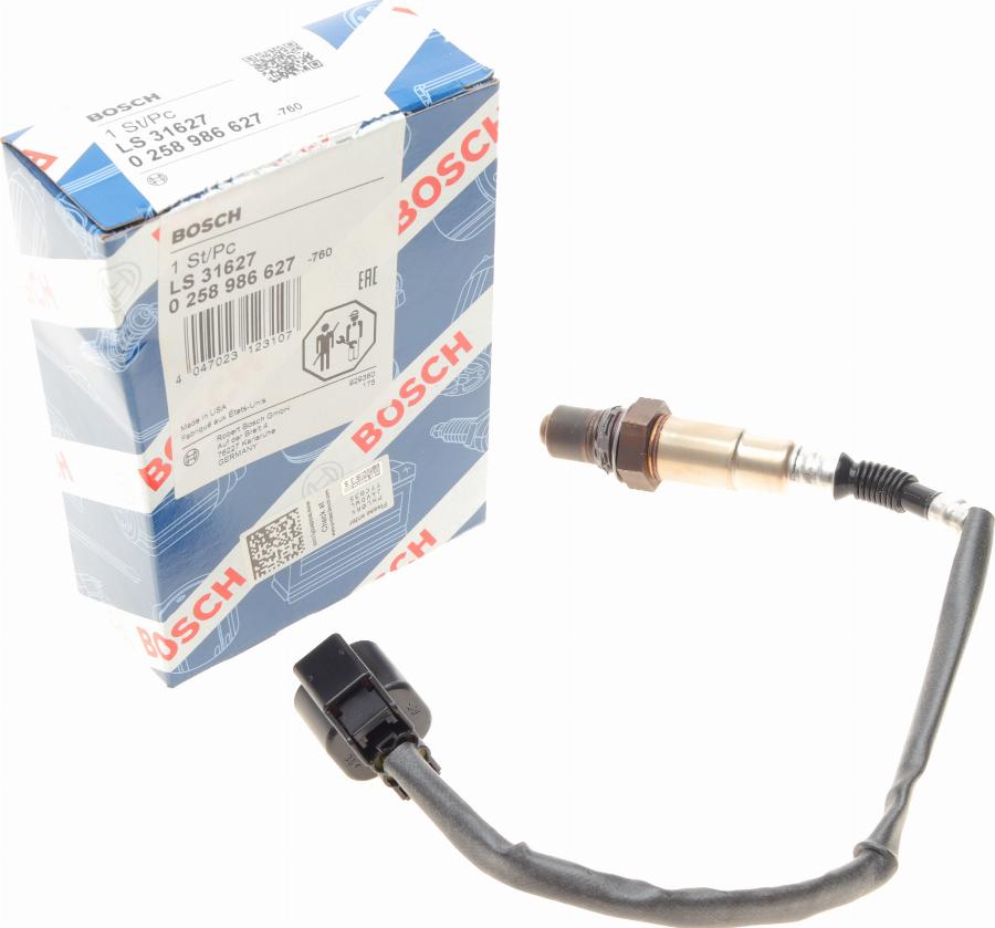 BOSCH 0 258 986 627 - Sonde lambda cwaw.fr