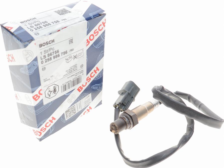 BOSCH 0 258 986 756 - Sonde lambda cwaw.fr