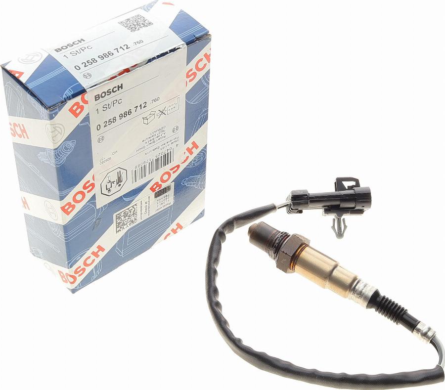 BOSCH 0 258 986 712 - Sonde lambda cwaw.fr