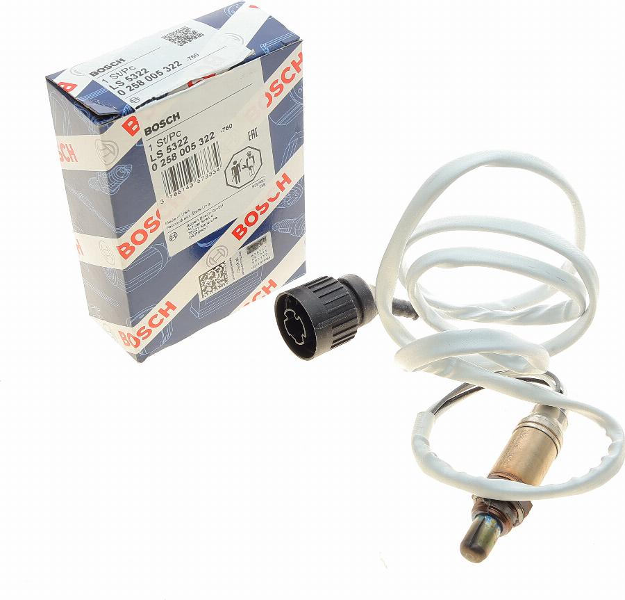 BOSCH 0 258 005 322 - Sonde lambda cwaw.fr