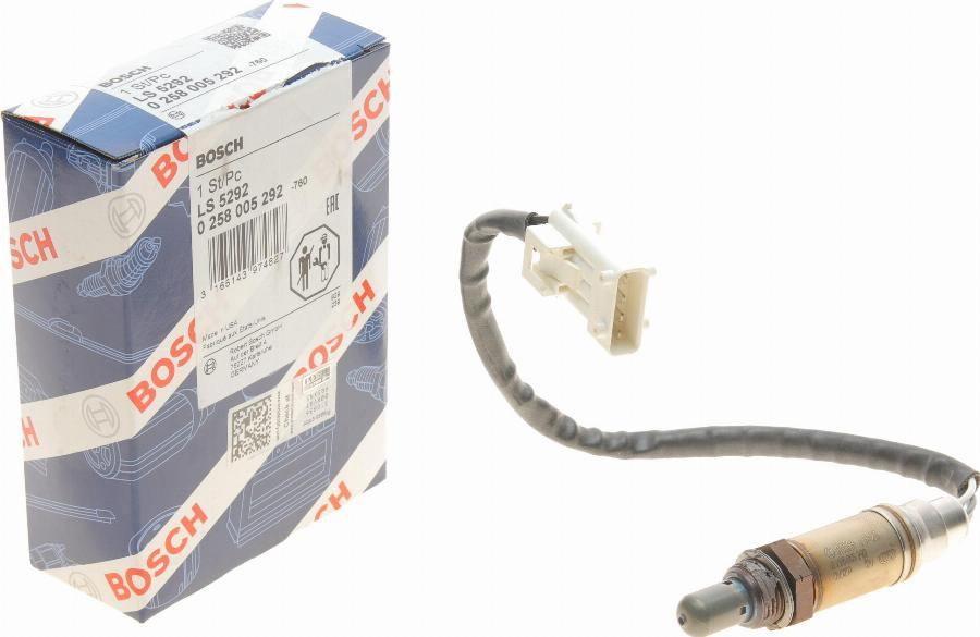 BOSCH 0 258 005 292 - Sonde lambda cwaw.fr