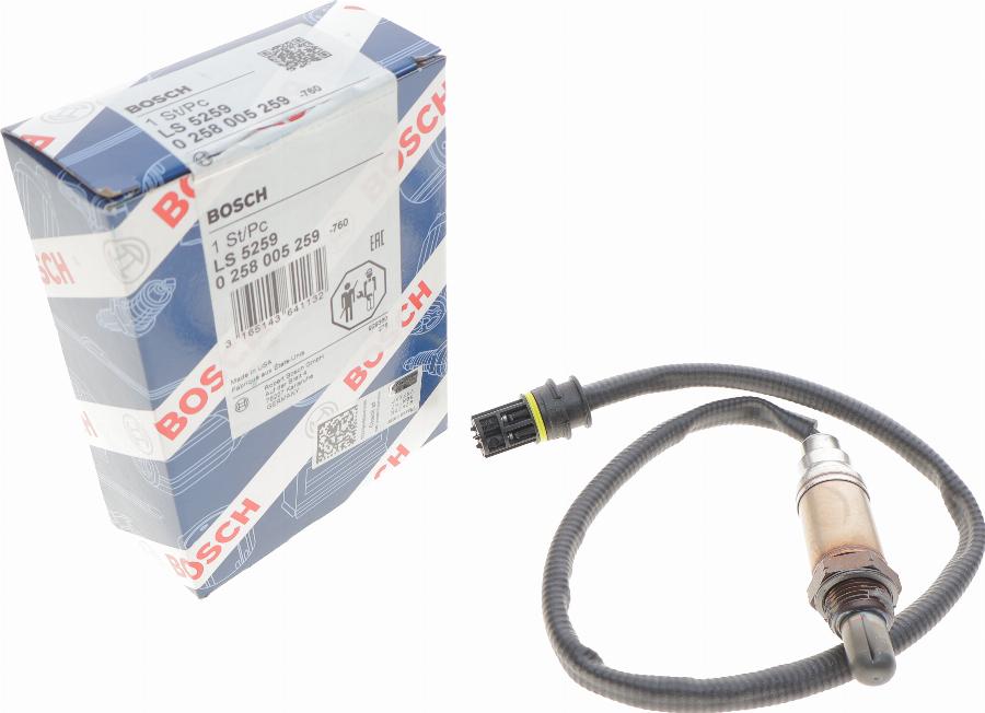 BOSCH 0 258 005 259 - Sonde lambda cwaw.fr