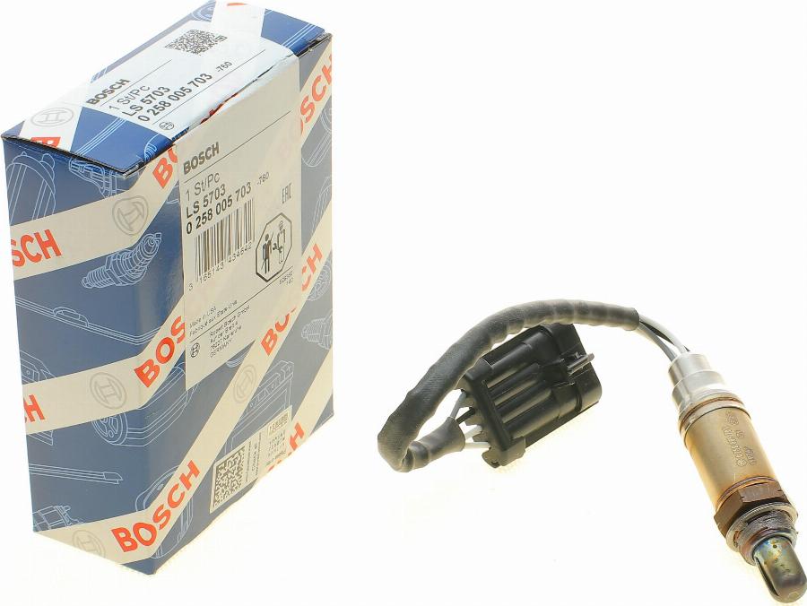 BOSCH 0 258 005 703 - Sonde lambda cwaw.fr