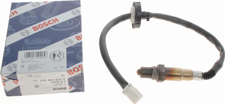 BOSCH 0 258 006 001 - Sonde lambda cwaw.fr