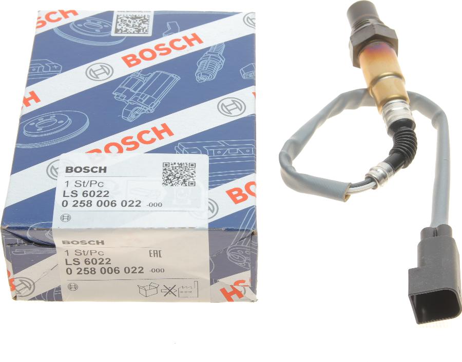 BOSCH 0 258 006 022 - Sonde lambda cwaw.fr