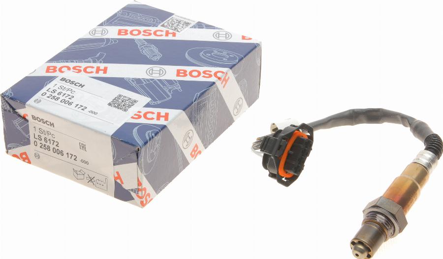 BOSCH 0 258 006 172 - Sonde lambda cwaw.fr