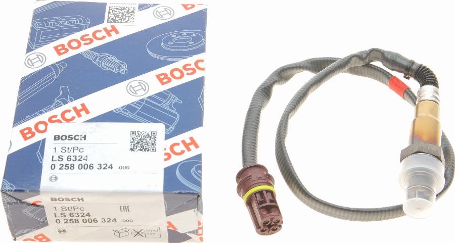 BOSCH 0 258 006 324 - Sonde lambda cwaw.fr