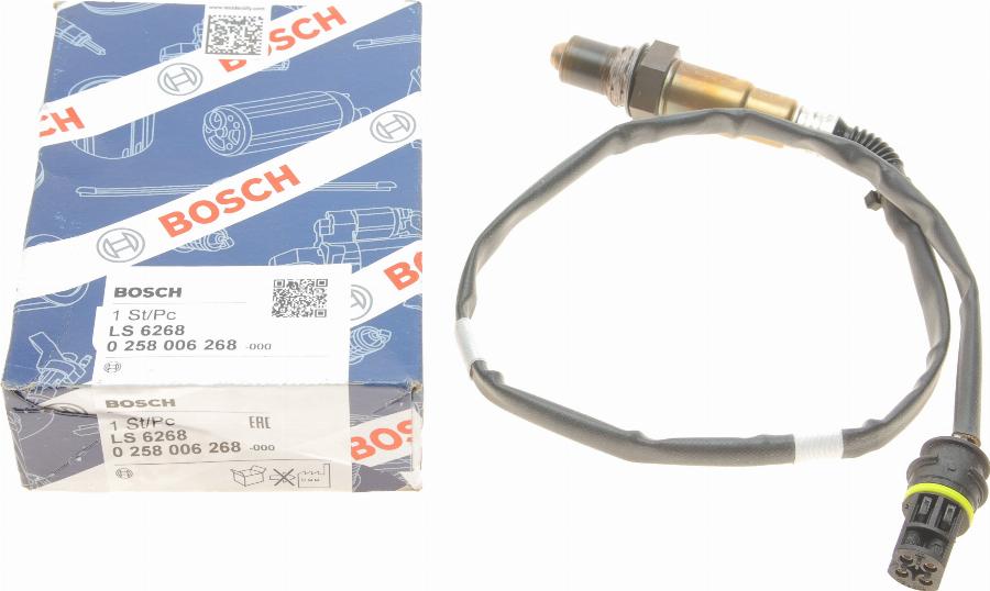 BOSCH 0 258 006 268 - Sonde lambda cwaw.fr