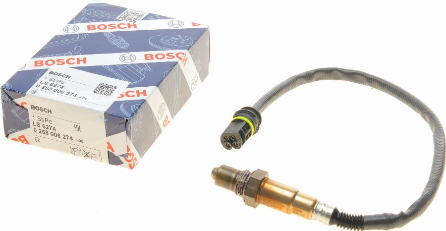 BOSCH 0 258 006 274 - Sonde lambda cwaw.fr