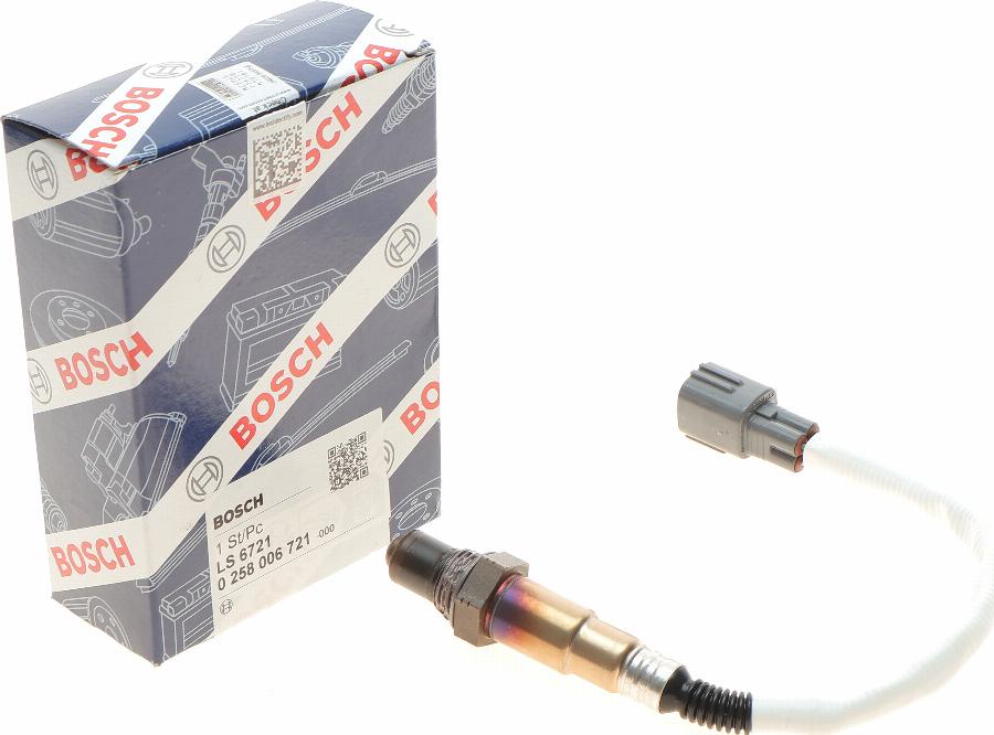 BOSCH 0 258 006 721 - Sonde lambda cwaw.fr