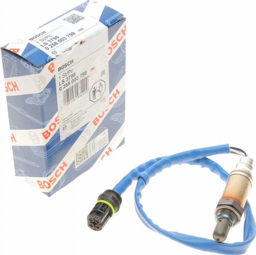 BOSCH 0 258 003 798 - Sonde lambda cwaw.fr