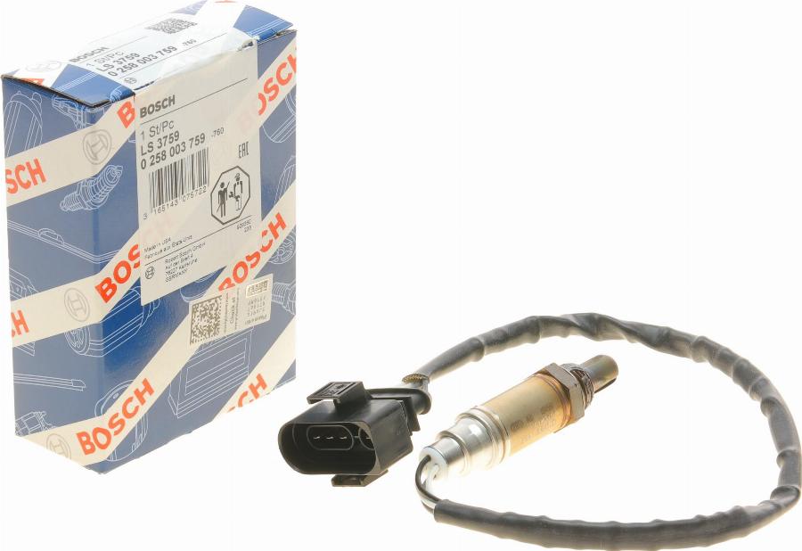 BOSCH 0 258 003 759 - Sonde lambda cwaw.fr