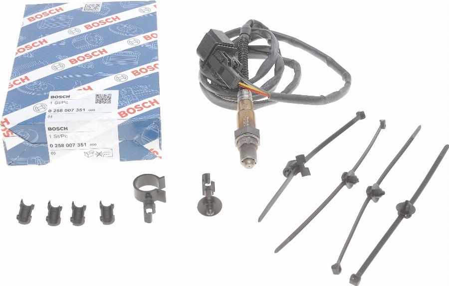 BOSCH 0 258 007 351 - Sonde lambda cwaw.fr