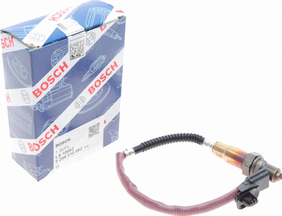 BOSCH 0 258 010 062 - Sonde lambda cwaw.fr