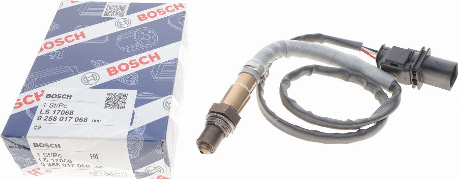 BOSCH 0 258 017 068 - Sonde lambda cwaw.fr