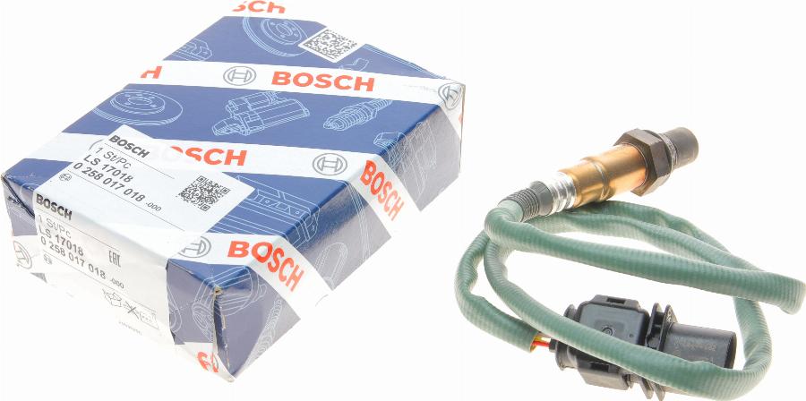 BOSCH 0 258 017 018 - Sonde lambda cwaw.fr