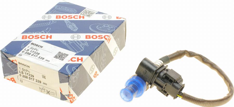 BOSCH 0 258 017 339 - Sonde lambda cwaw.fr