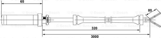 BOSCH 0 265 004 008 - Capteur, vitesse de roue cwaw.fr