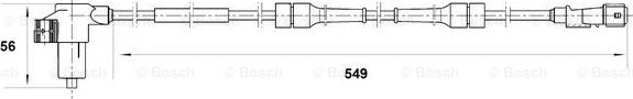 BOSCH 0 265 006 199 - Capteur, vitesse de roue cwaw.fr