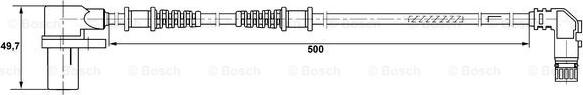 BOSCH 0 265 006 264 - Capteur, vitesse de roue cwaw.fr