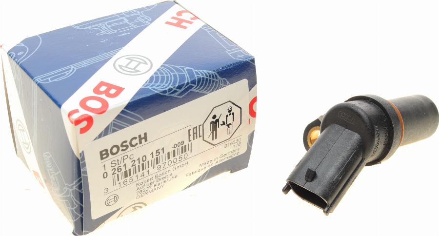 BOSCH 0 261 210 151 - Capteur d'angle, vilebrequin cwaw.fr