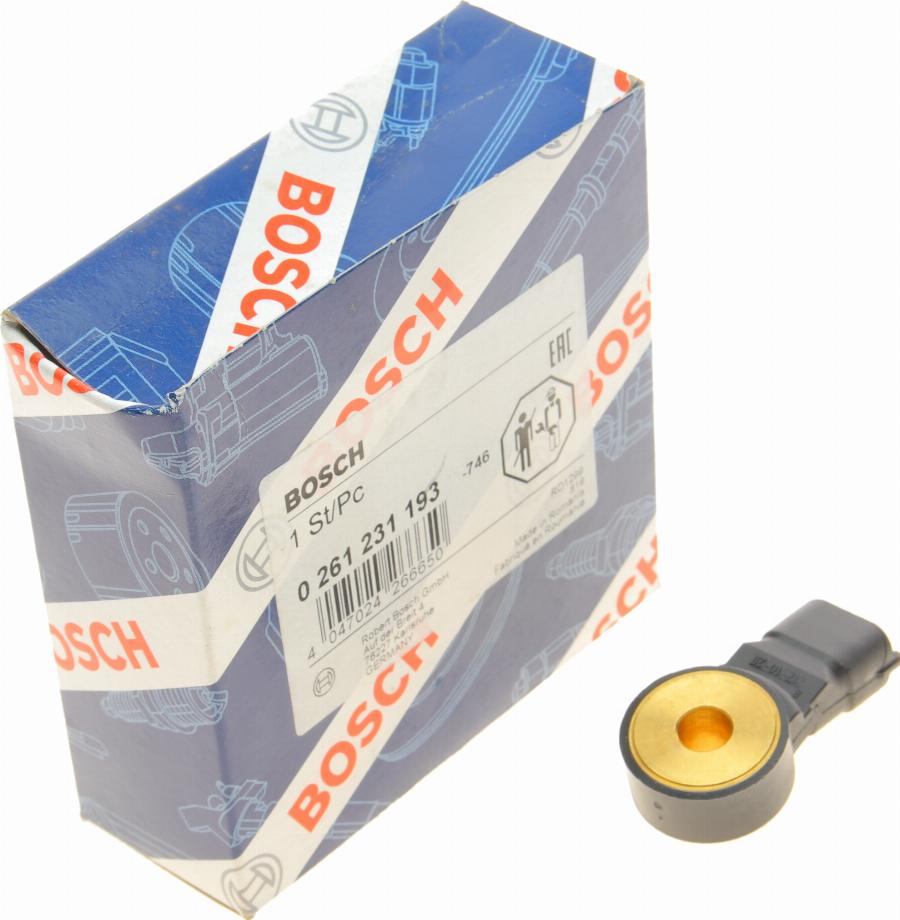 BOSCH 0 261 231 193 - Capteur de cognement cwaw.fr