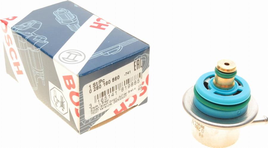 BOSCH 0280160560 - Régulateur de pression du carburant cwaw.fr