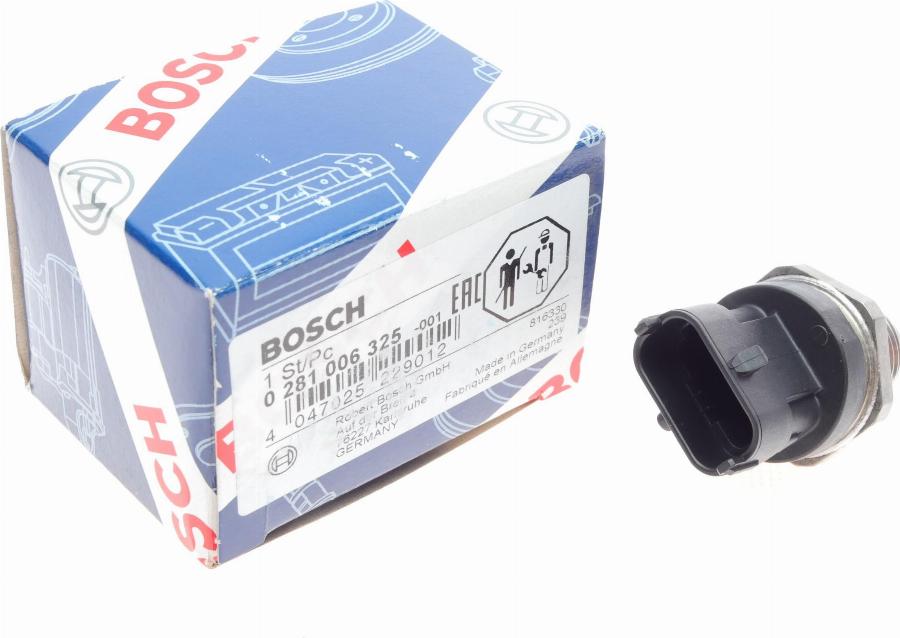 BOSCH 0 281 006 325 - Capteur, pression de carburant cwaw.fr