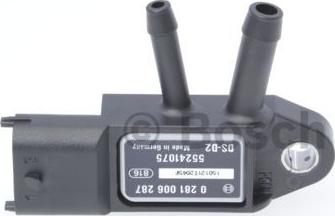 BOSCH 0 281 006 287 - Capteur, pression des gaz échappement cwaw.fr