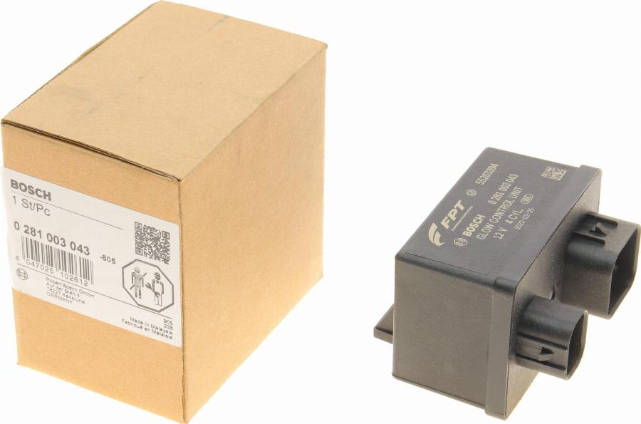 BOSCH 0 281 003 043 - Appareil de commande, temps de préchauffage cwaw.fr