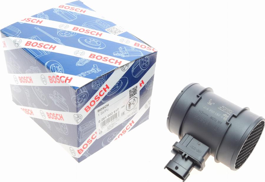 BOSCH 0 281 002 917 - Débitmètre de masse d'air cwaw.fr