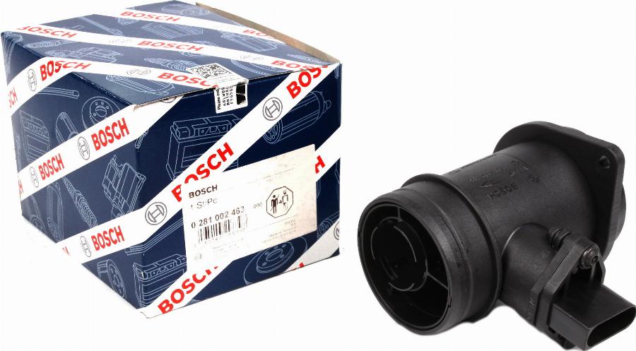 BOSCH 0 281 002 463 - Débitmètre de masse d'air cwaw.fr