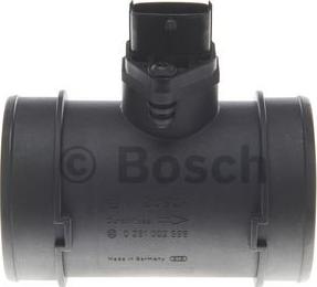 BOSCH 0 281 002 598 - Débitmètre de masse d'air cwaw.fr