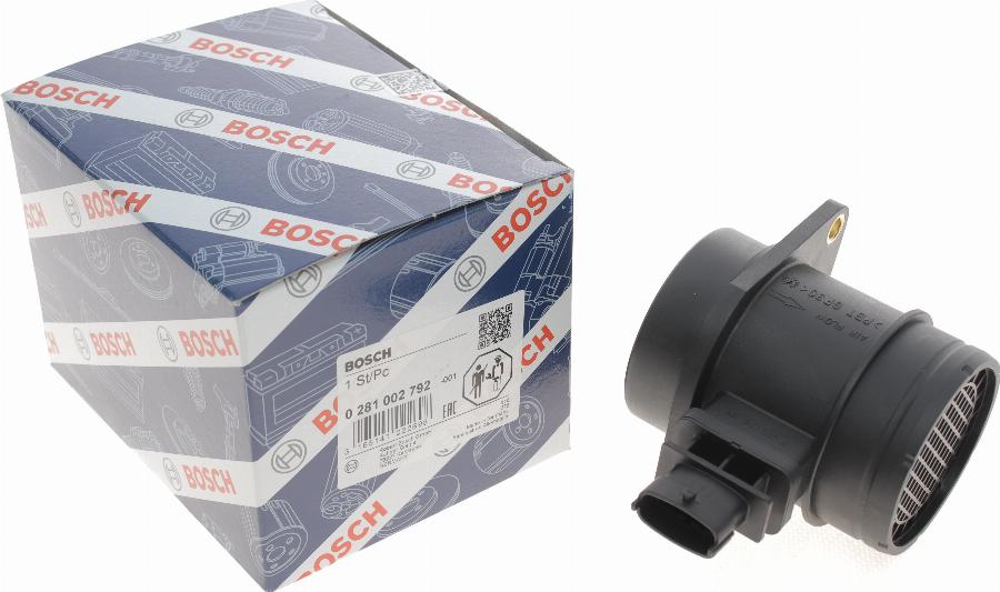 BOSCH 0 281 002 792 - Débitmètre de masse d'air cwaw.fr