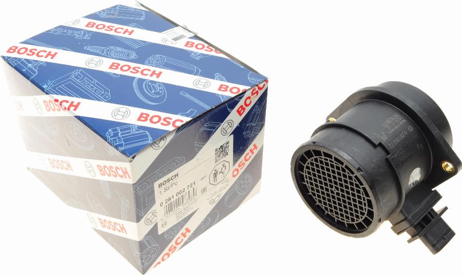 BOSCH 0 281 002 721 - Débitmètre de masse d'air cwaw.fr