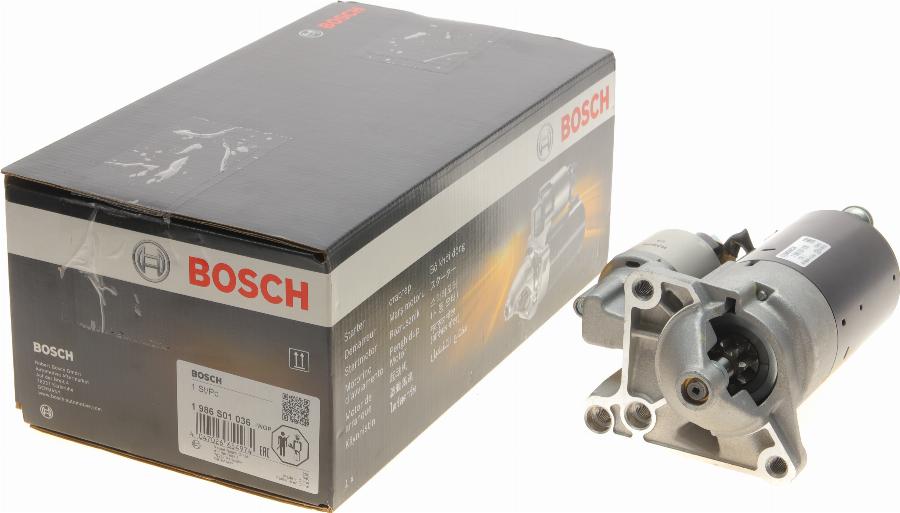 BOSCH 1 986 S01 036 - Démarreur cwaw.fr