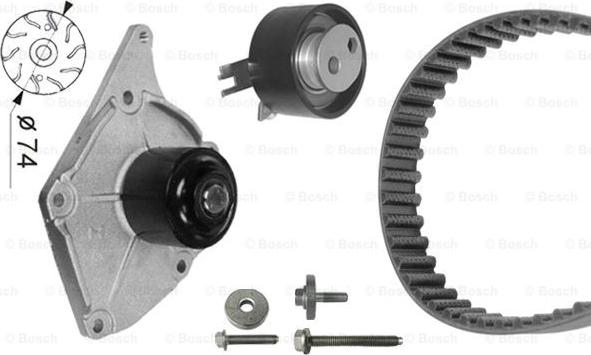 BOSCH 1 987 946 441 - Pompe à eau + kit de courroie de distribution cwaw.fr