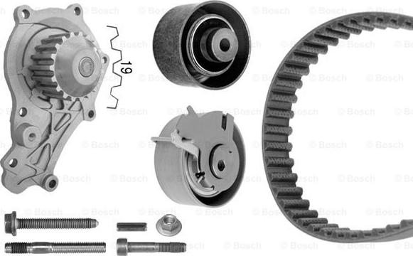 BOSCH 1 987 946 428 - Pompe à eau + kit de courroie de distribution cwaw.fr